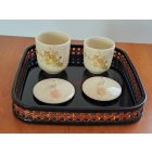 Szacuma kerámia teás szett