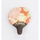 Pálcika alátét - piros legyező