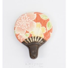 Pálcika alátét - piros legyező