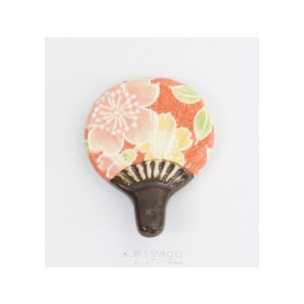 Pálcika alátét - piros legyező