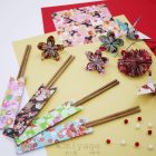 Chiyogami japán washi papír Fuji