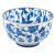 kék virágos chawan 12,7x7,5cm, 500ml
