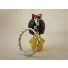 Kokeshi baba kulcstartó - sárga