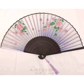 Legyező nagy méretű sakura mintával