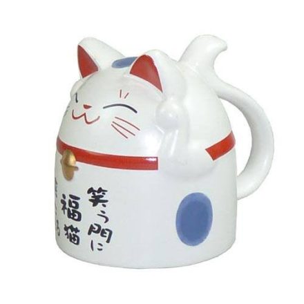 Maneki Neko bögre kék