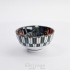 Szamuráj mintás tálka 11x6 cm 300ml