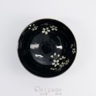 Cobalt blue sakura tálka