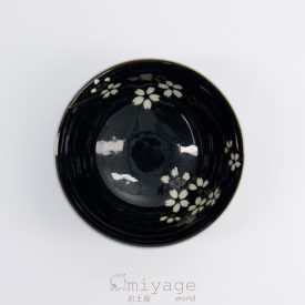 Cobalt blue sakura tálka