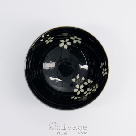 Cobalt blue sakura tálka