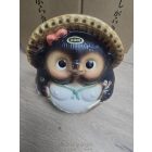 Tanuki lány 18*14 cm