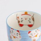 Maneki neko bögre-sok cicával