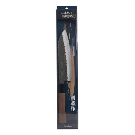 SANTOKU nemes acél deba japán konyhakés 16,5 cm
