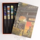 Evöpálcika szett- hagyományos arany mintákkal