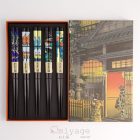 Evöpálcika szett- hagyományos arany mintákkal