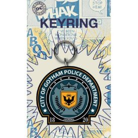 DC Comics Gumi-Kulcstartó Gotham Police 7 cm