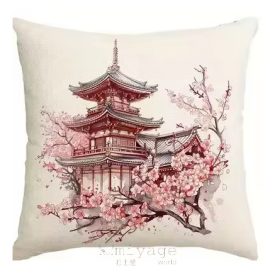 Díszpárna huzat sumi e