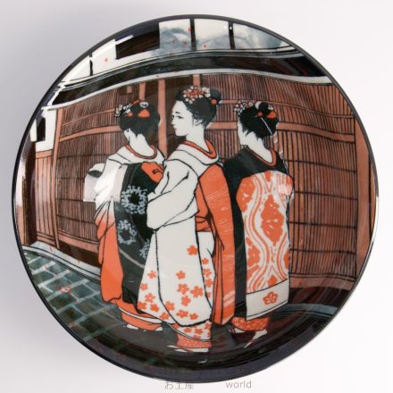 Maiko mintás rámen tál 20,5x8 cm