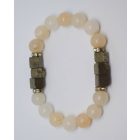 Karkötő rózsaszín aventurinnal 