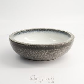   Japán kézzel készített kerámia váza Ikebanához-Tajimi 23.3x8cm 1500ml
