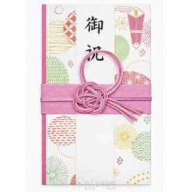   Japán ajándék boríték mizuhikivel pénz átadására- rosa