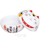 Porcelán Maneki‑neko (4.5 × 5 × 5 cm)