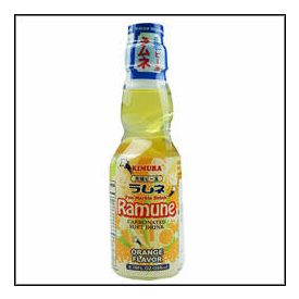 Ramune üdítő ital narancs ízben