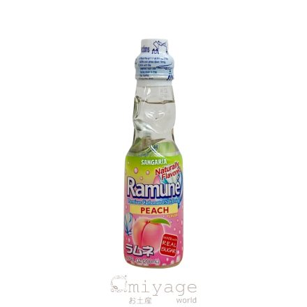 Ramune üdítő ital barack ízben
