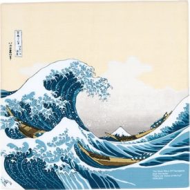 Furoshiki - nagy hullám Hokusai 70 cm