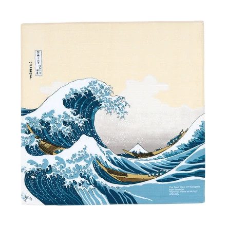 Furoshiki - nagy hullám Hokusai 70 cm