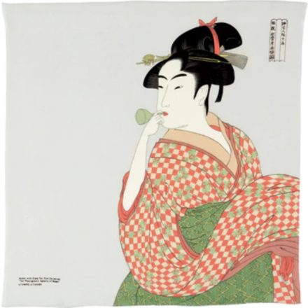 Furoshiki - japán nő kimonoban