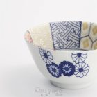 Virág mintás rizses tálka