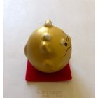 Szerencse hozó sárkány szobrocska arany színben