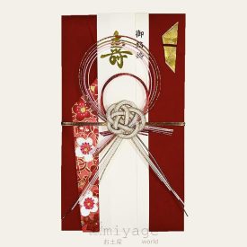   Japán ajándék boríték pénz átadására mizuhikivel piros