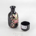 Kokeshi baba szaké készlet Azuchi-Momoyama