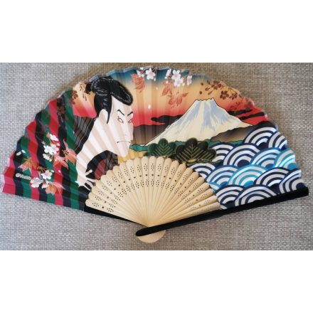 ukiyo e mintájú legyező