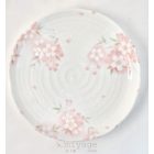 Sakura virágokkal díszített tányér