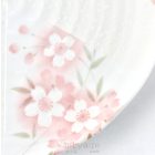 Sakura virágokkal díszített tányér