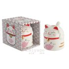 Maneki neko bögre