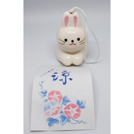 Furin, usagi japán nyuszis szélcsengő 7 cm 