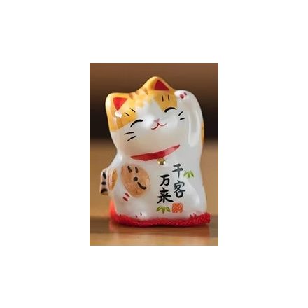 Maneki neko integető cica 3,5 cm