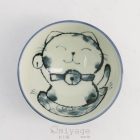 Maneki neko rózsaszín11,5x6 cm, 300 ml