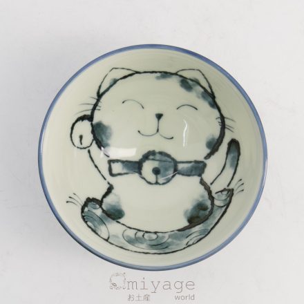 Maneki neko rózsaszín11,5x6 cm, 300 ml