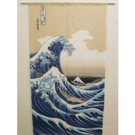 noren HOkusai nagy hullám dszítésével