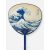 Uchiwa Hokusai nagy hullám mintával