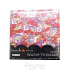 Chiyogami japán washi papír virágok