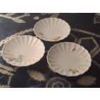 3 db-os porcelán süteményes tányér 