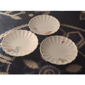 3 db-os porcelán süteményes tányér 