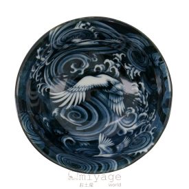 Rizses tálka daru - fekete