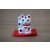 Maneki neko porcelán cica 4 cm