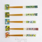 10 részes evőpálcika díszkészlet fa dobozban